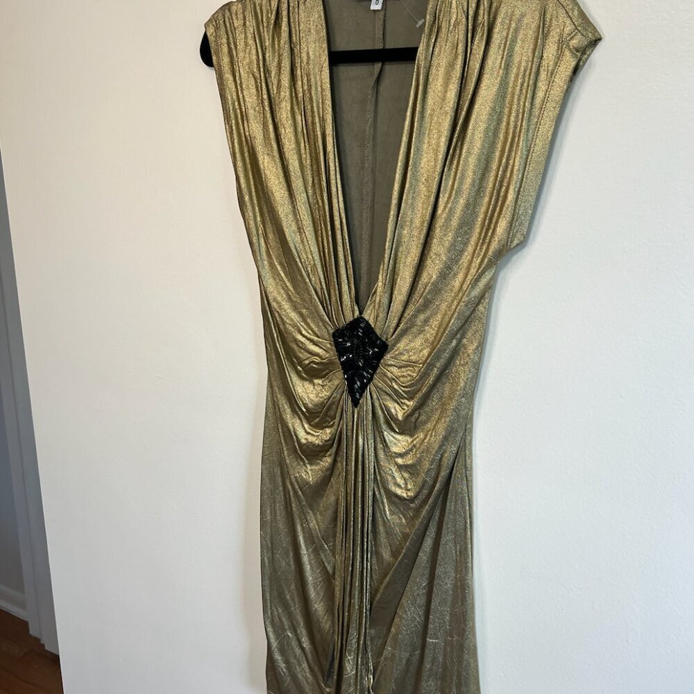Trina Turk Gold Dress - Picture 13 of 16